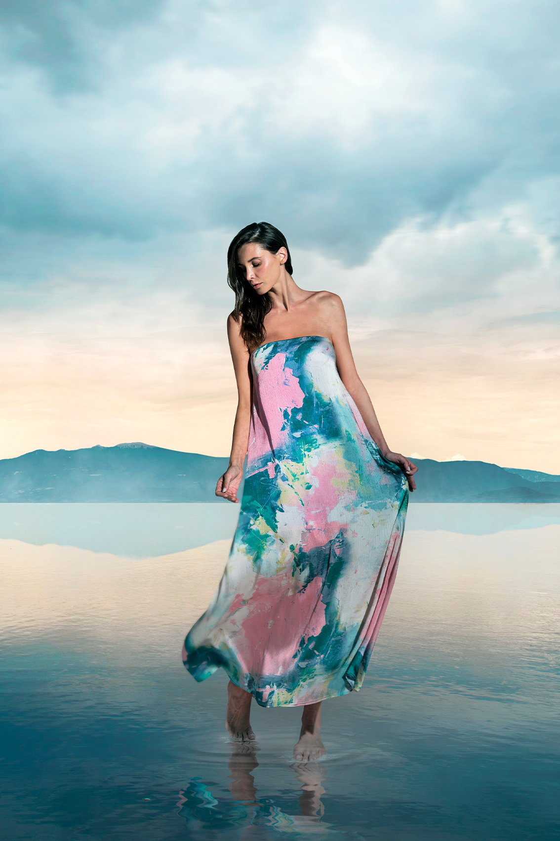 MECAN VESTIDO LARGO
