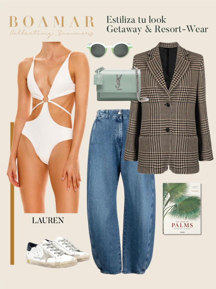 LAUREN ENTERO | Boamar | Vestidos de baño y Ropa de playa.