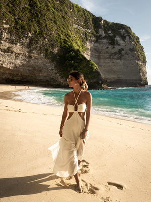 LAZULI VESTIDO LARGO | Boamar | Vestidos de baño y Ropa de playa.