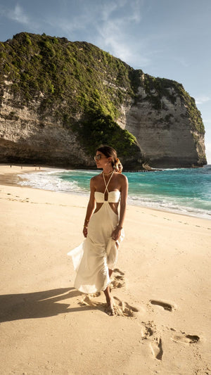LAZULI VESTIDO LARGO | Boamar | Vestidos de baño y Ropa de playa.